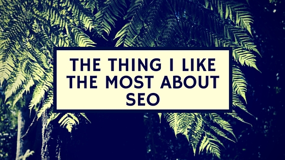 What I like the most about SEO?